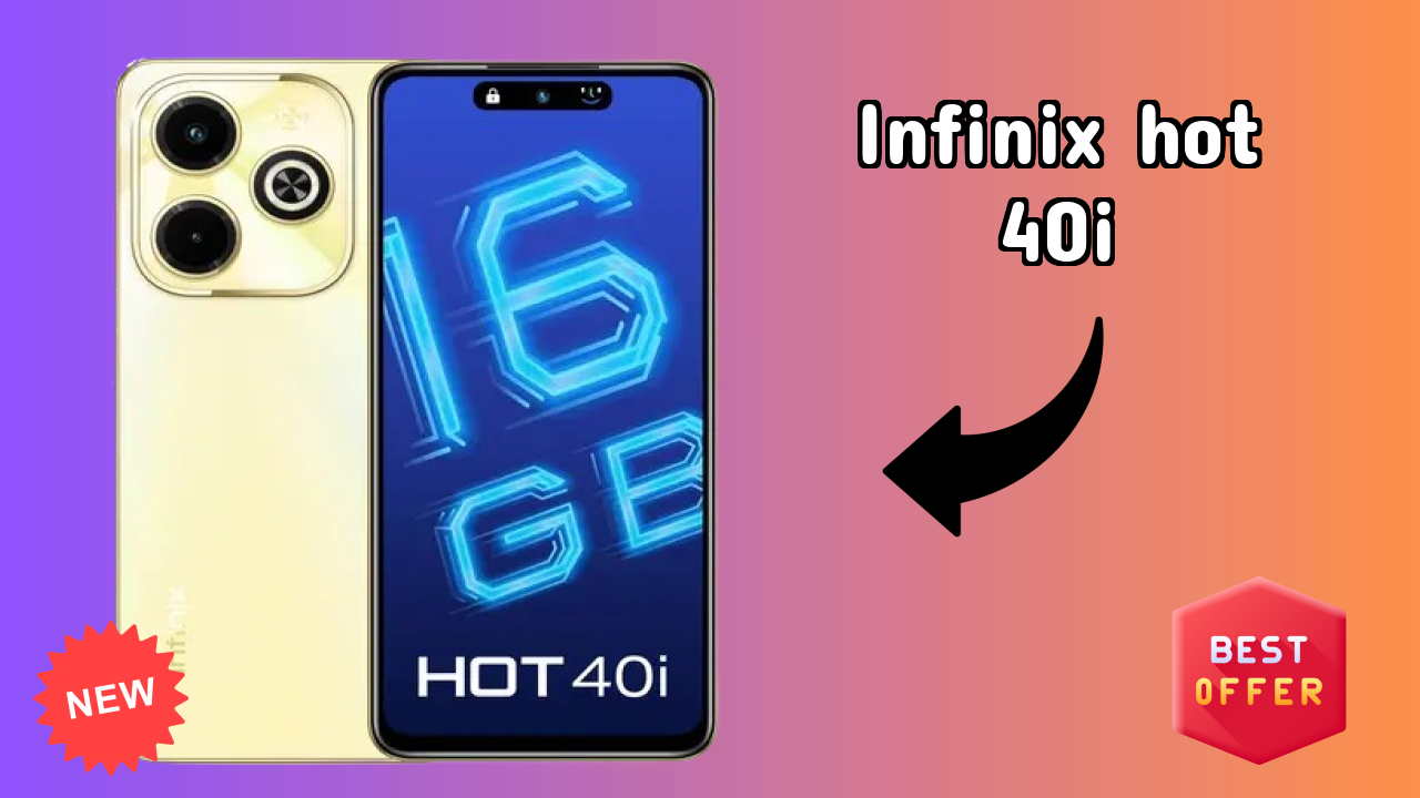 Infinix Hot 40i Display Size: 6.6 Inches (16.76 Cm) Screen Review